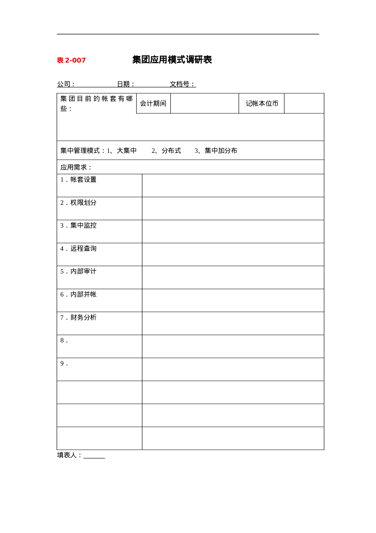 集团应用模式调研表.doc 第1页