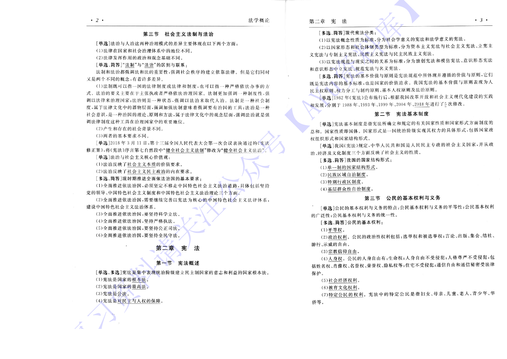 【章节知识点1】00040 法学概论 1.pdf 第3页