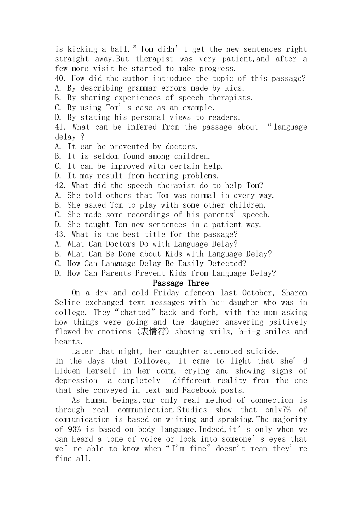 2019年《英语》真题.pdf 第6页