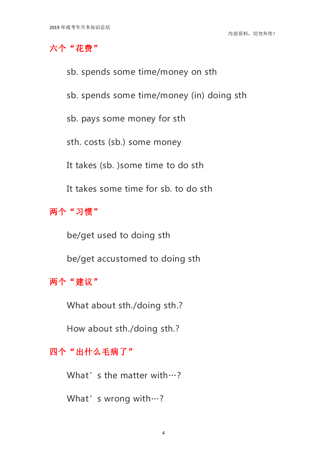 专升本《英语》同义词表达句子.pdf 第4页