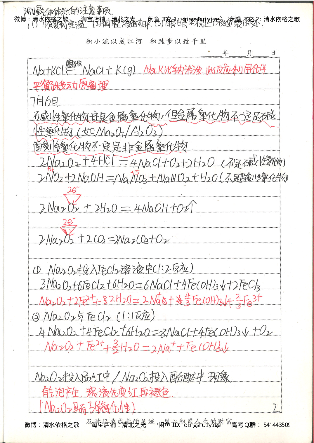 6. 衡水中学高考积累与改错_高三化学（第2本）_124页.pdf 第3页