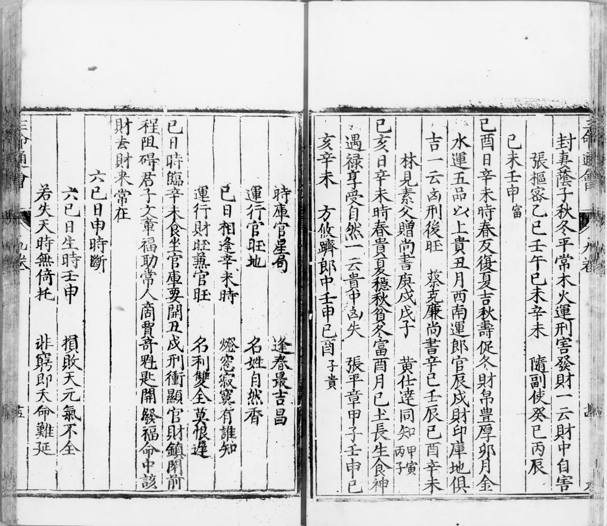 三命通会.十二卷.明.万民英撰.明万历六年刊本.灰度胶片_p0801-1200.pdf 第4页