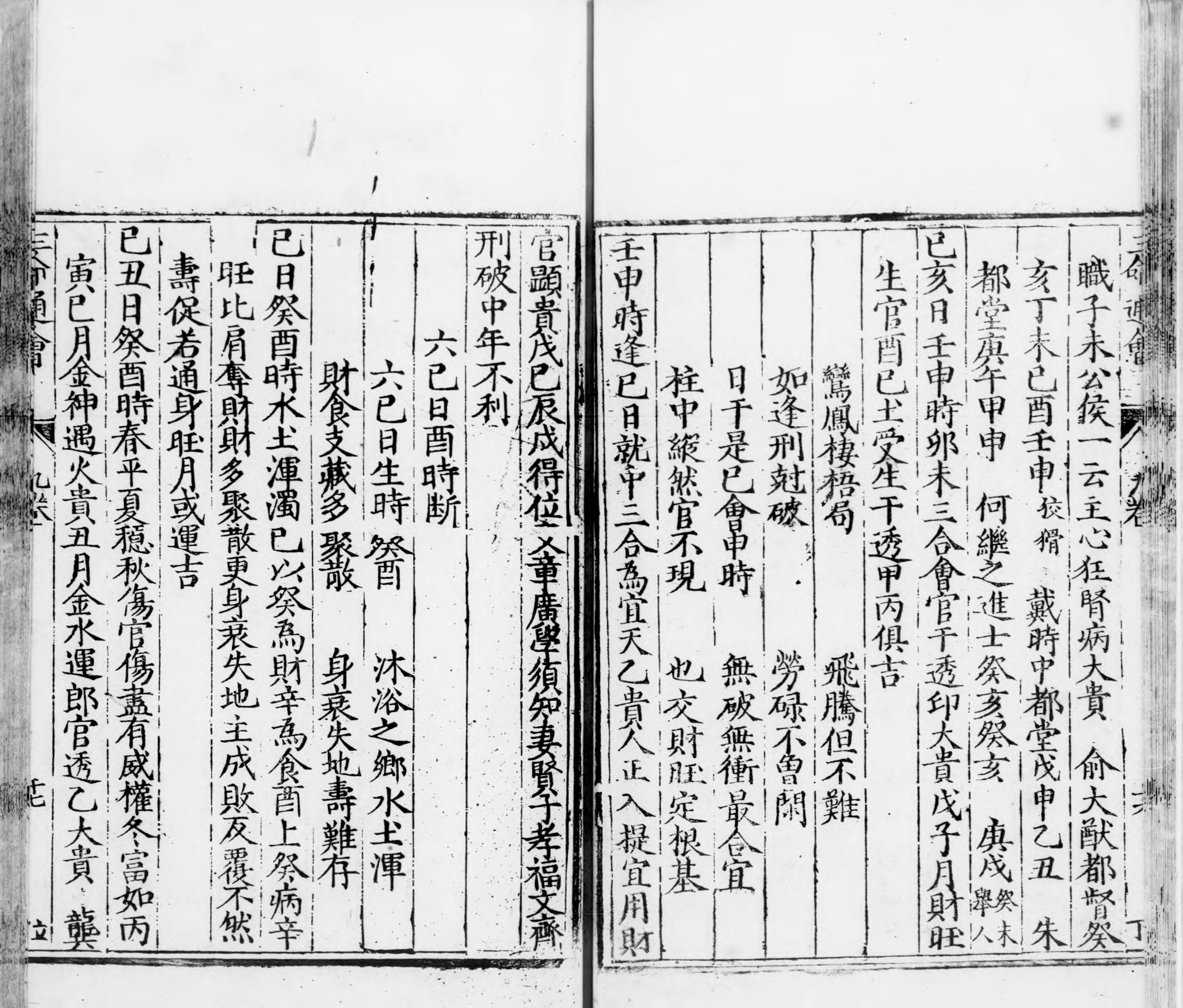 三命通会.十二卷.明.万民英撰.明万历六年刊本.灰度胶片_p0801-1200.pdf 第6页