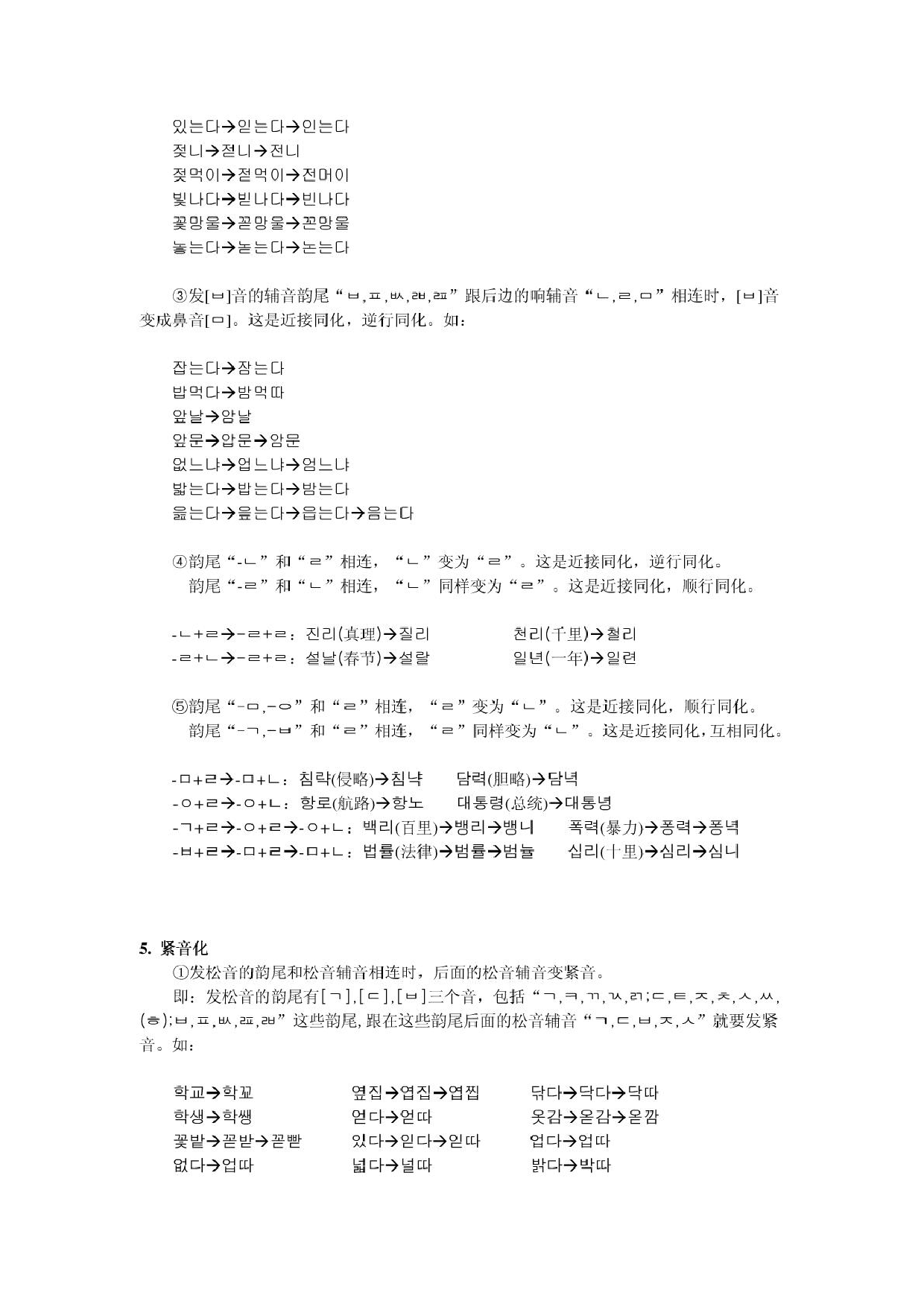 韩语：韩语音变规则(详解+概略总结_全!).pdf 第3页