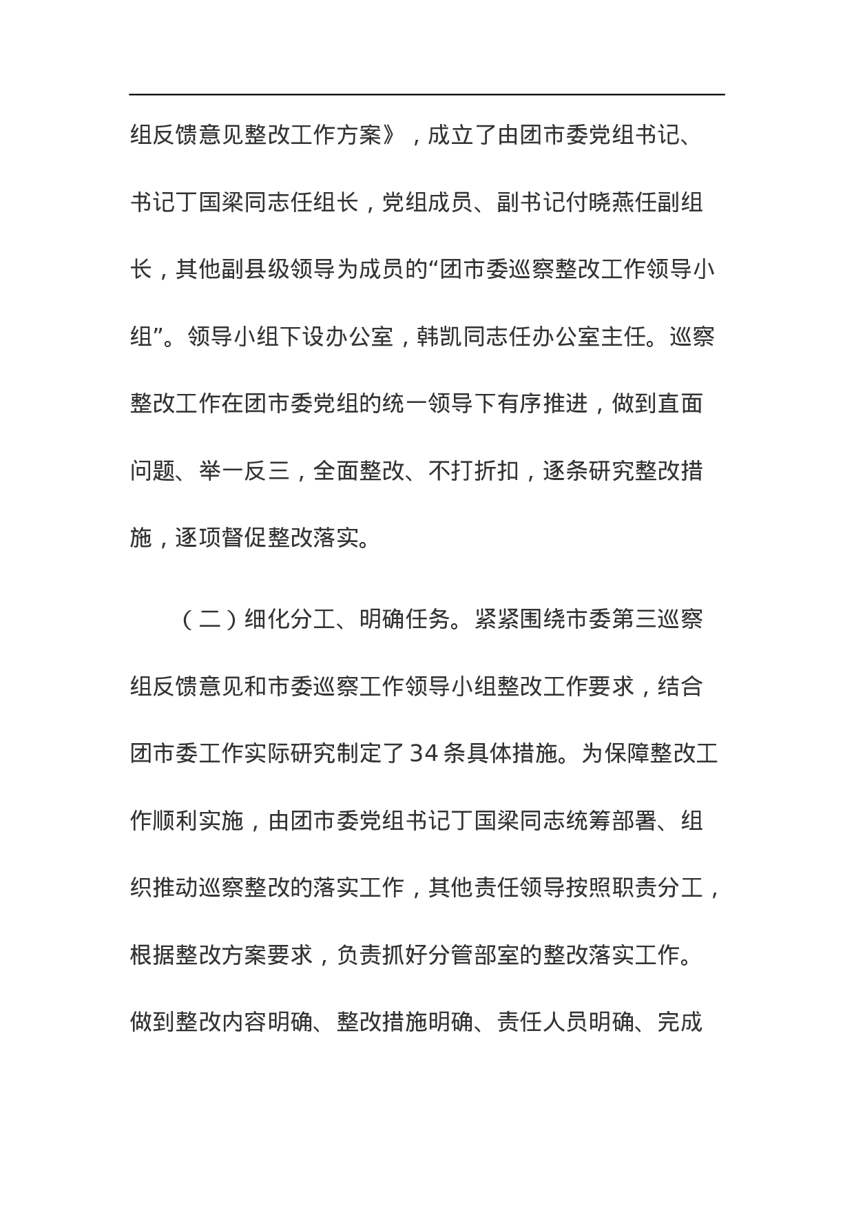 中共共青团濮阳市委党组关于巡察整改情况的通报.docx 第2页
