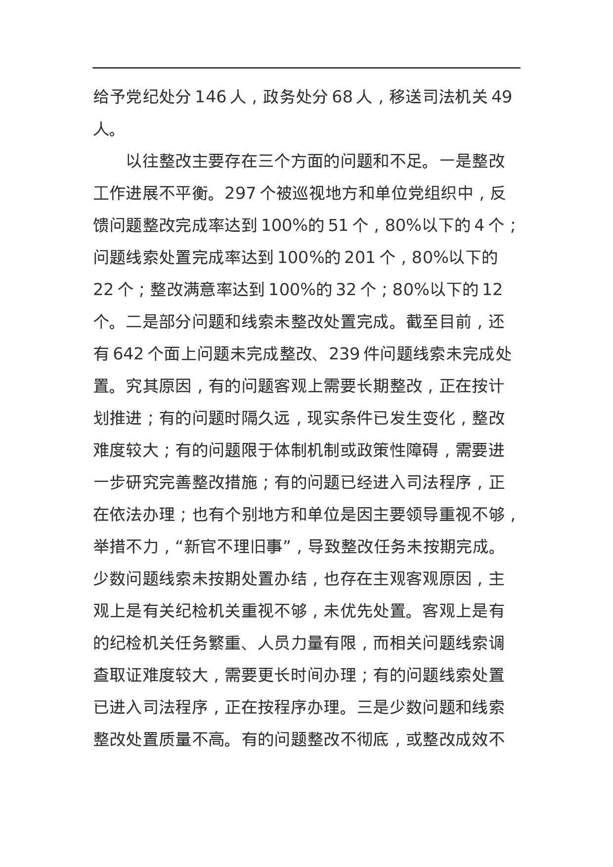 中共湖北省十届省委巡视反馈意见整改大检查情况的通报.docx 第4页