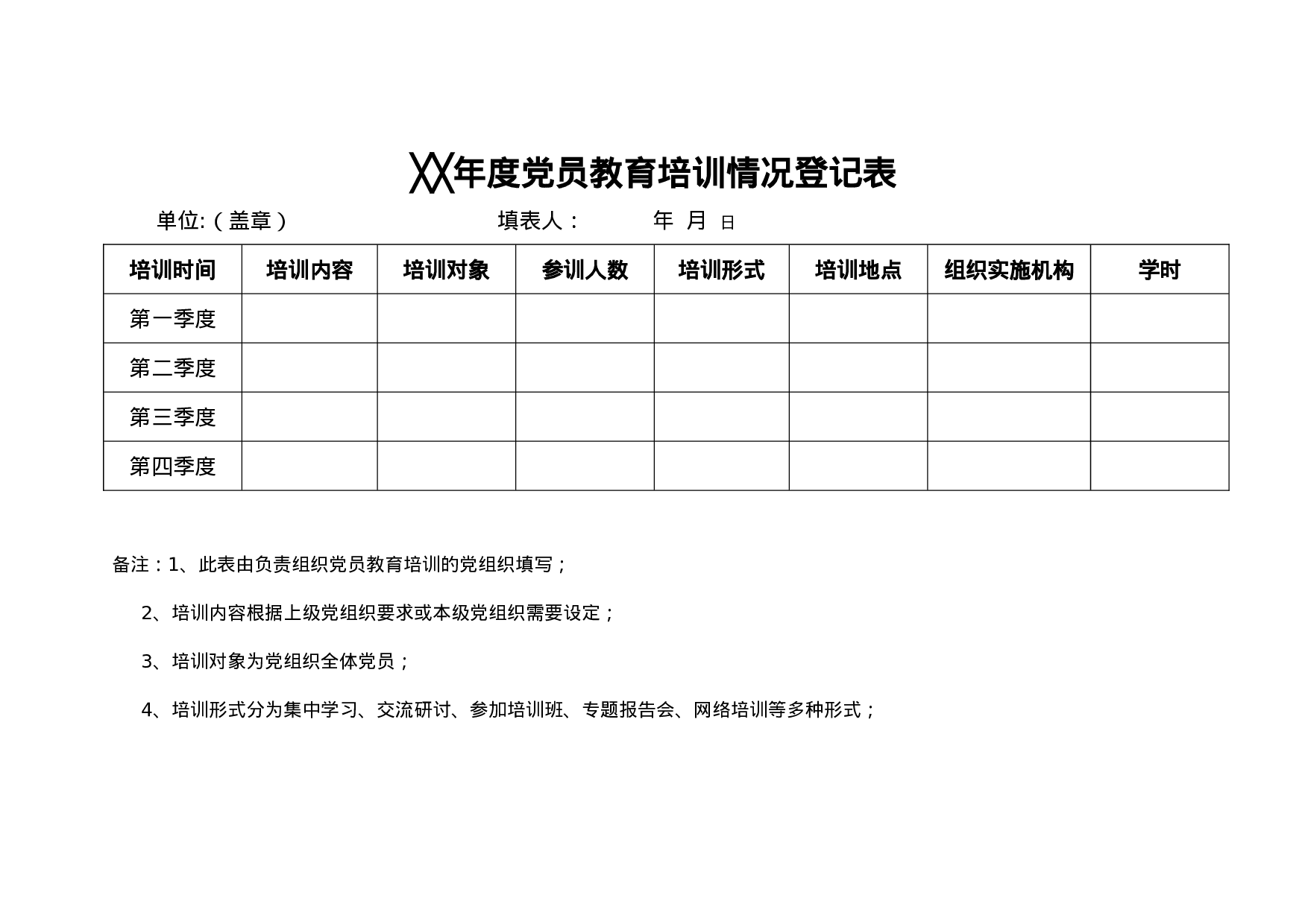 4.2.1市直机关党员教育培训情况表.doc 第1页