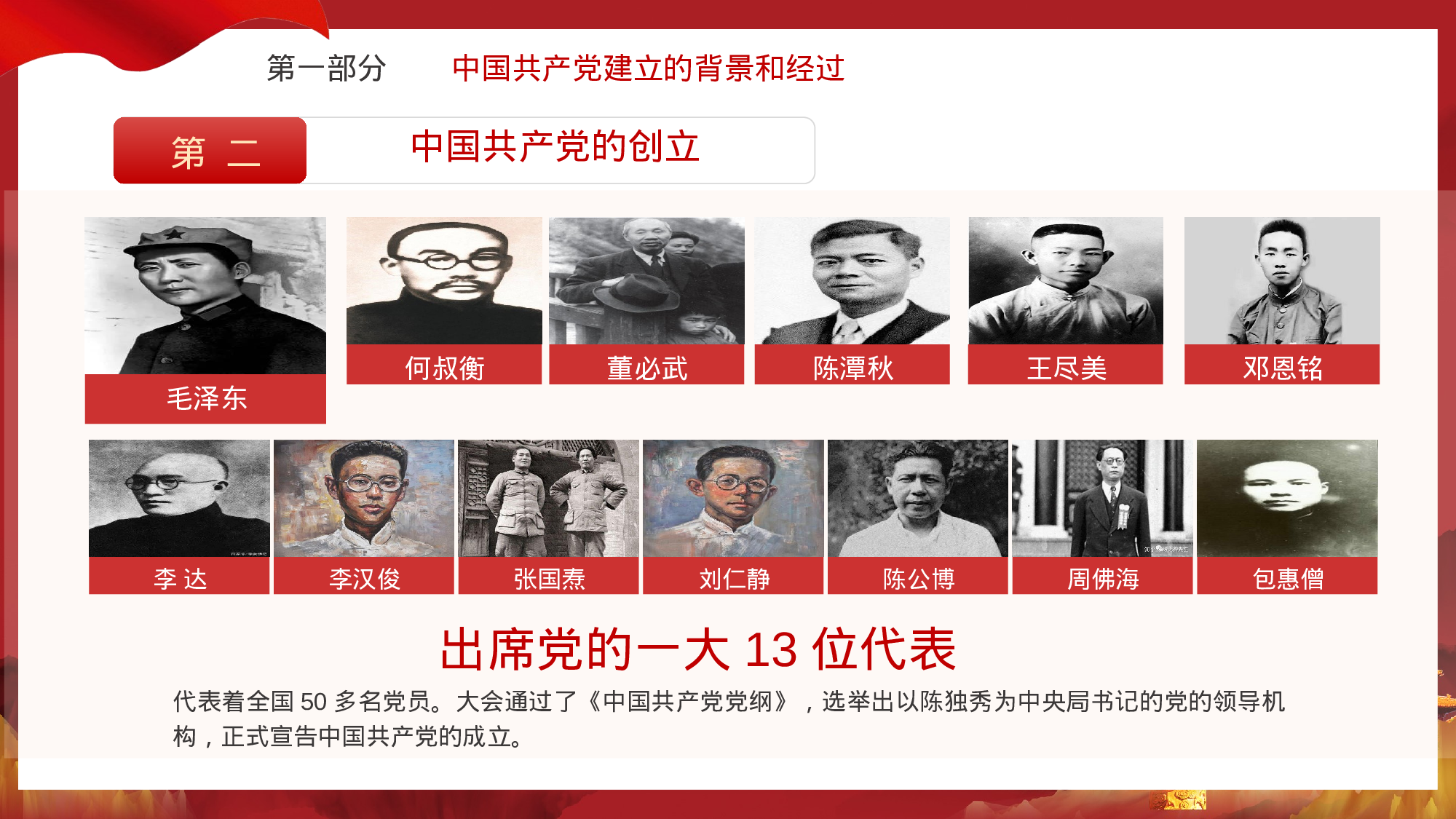 学好百年党史凝聚奋斗伟力之建党100周年党课PPT(20230430).pptx 第6页