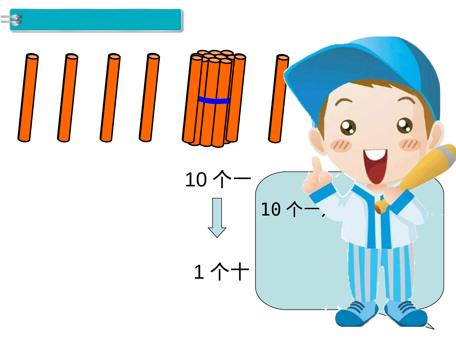 第1课时 11～20各数的认识人教版数学一年级上层32.ppt 第2页