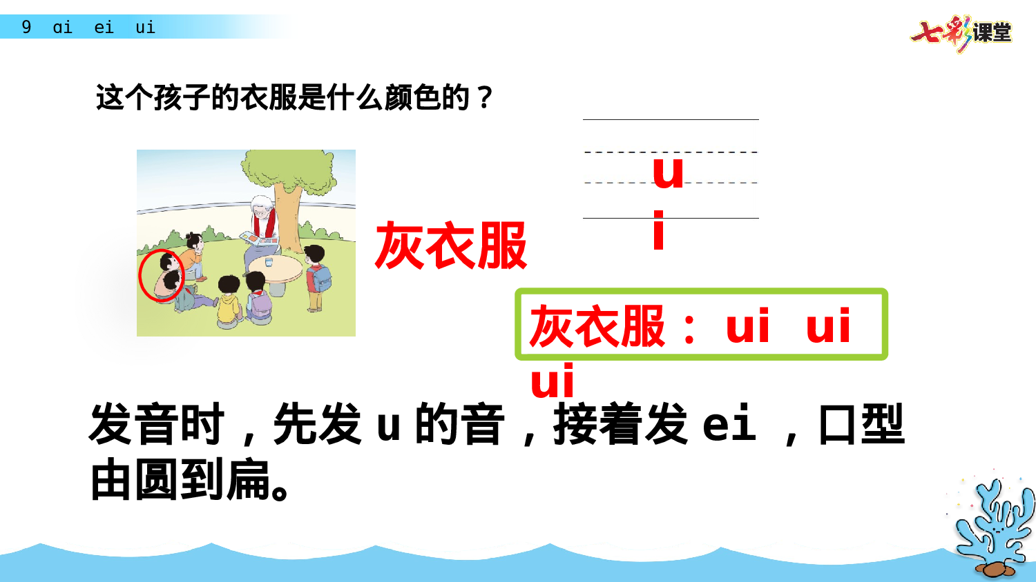 汉语拼音9 ɑi ei ui一年级（上）语文课件27.pptx 第6页