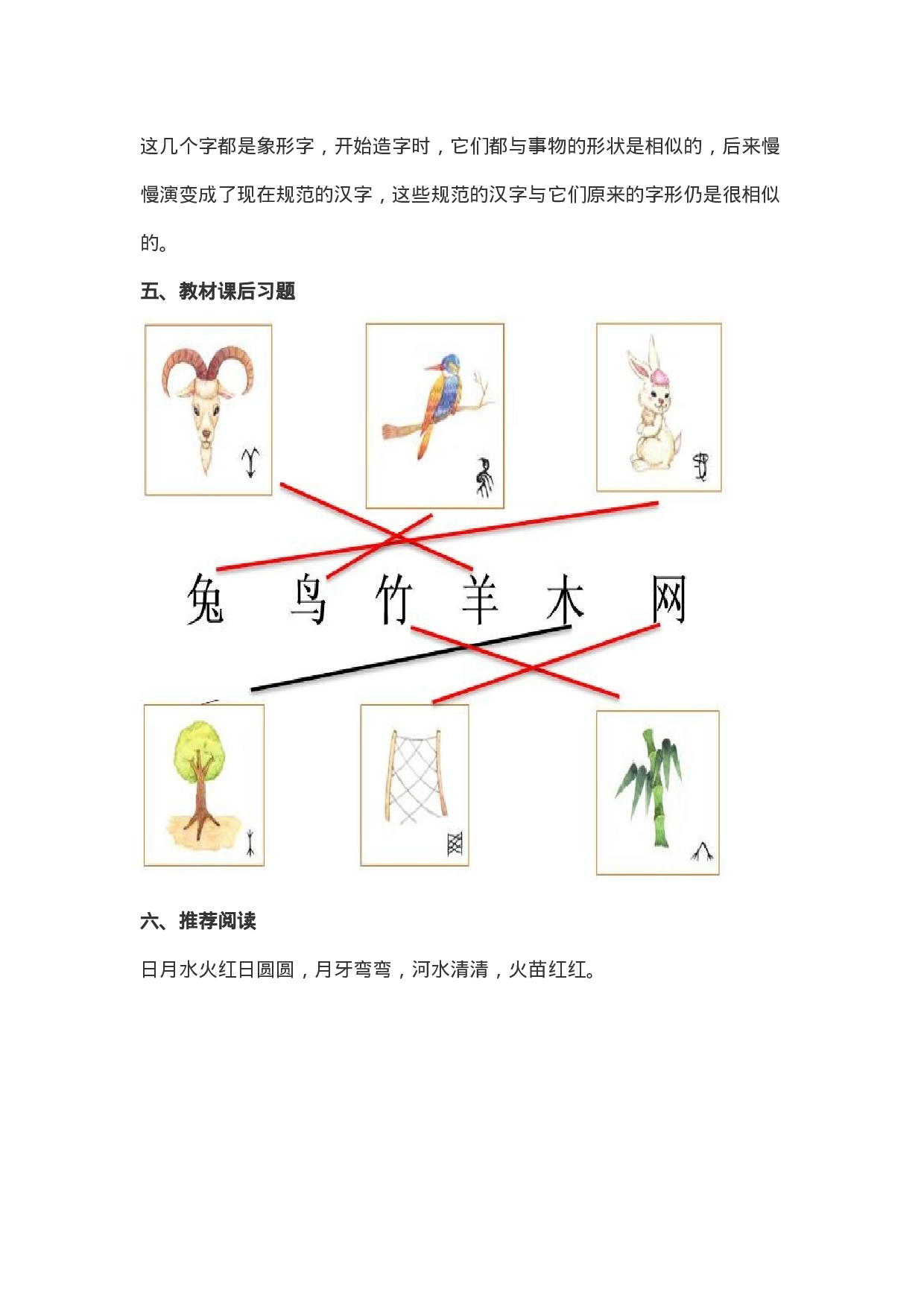 一（上）语文识字4《日月水火》重点知识点总结.docx 第2页