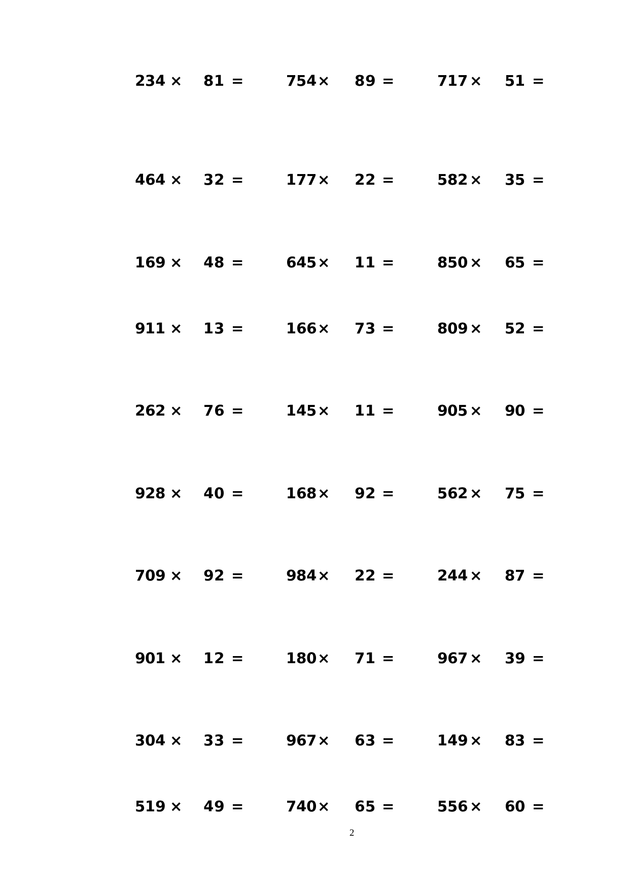 三（上）数学三位数乘两位数练习题.doc 第2页