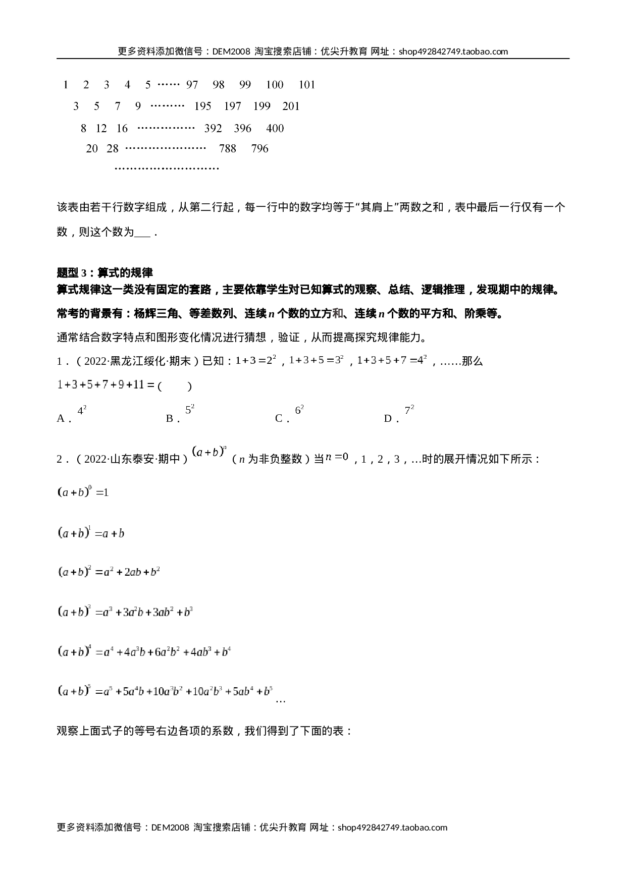 专题07 探究与表达规律（八大题型） 专项讲练（原卷版）(1).docx 第4页