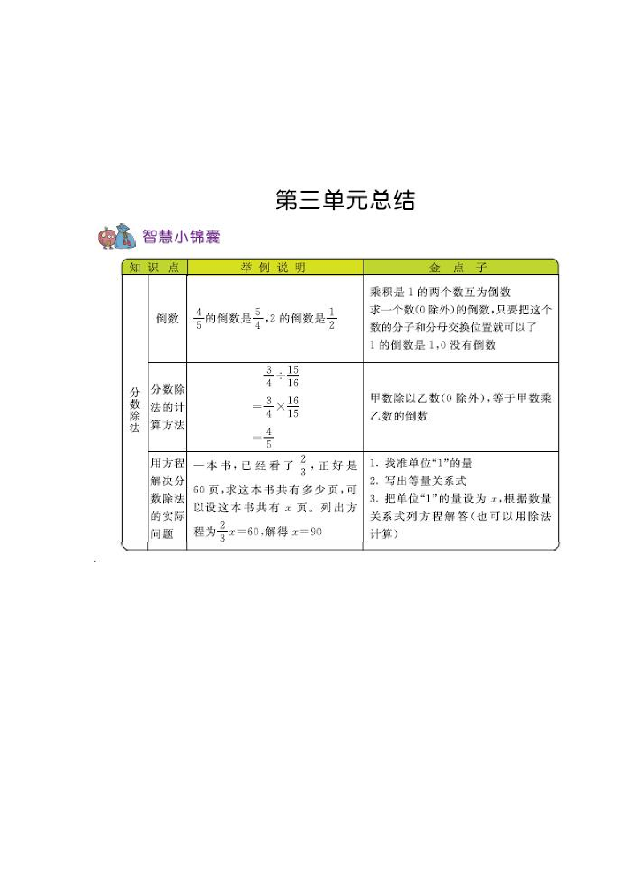 六（上）西师版数学知识重点汇总.pdf 第3页