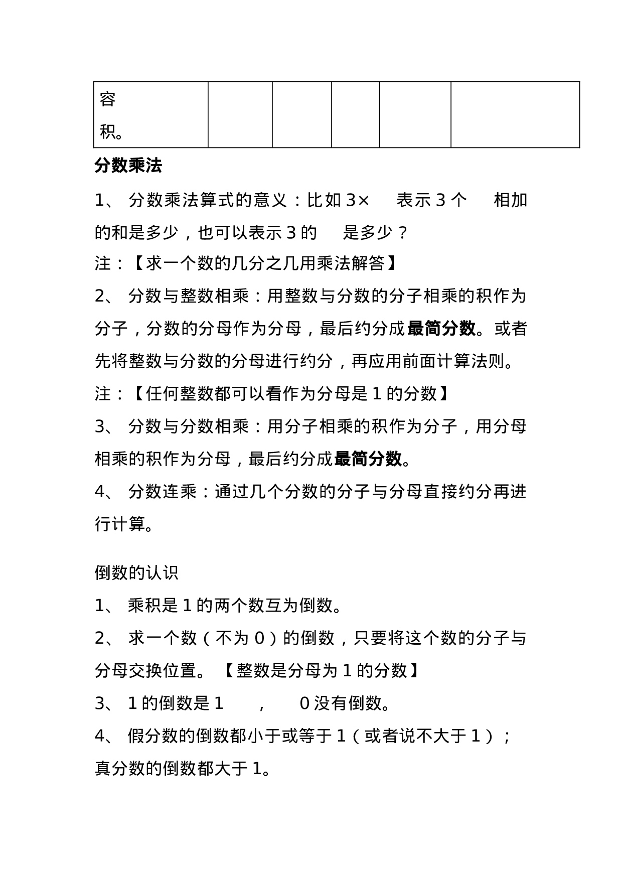 六（上）苏教版数学知识汇总预习.docx 第3页