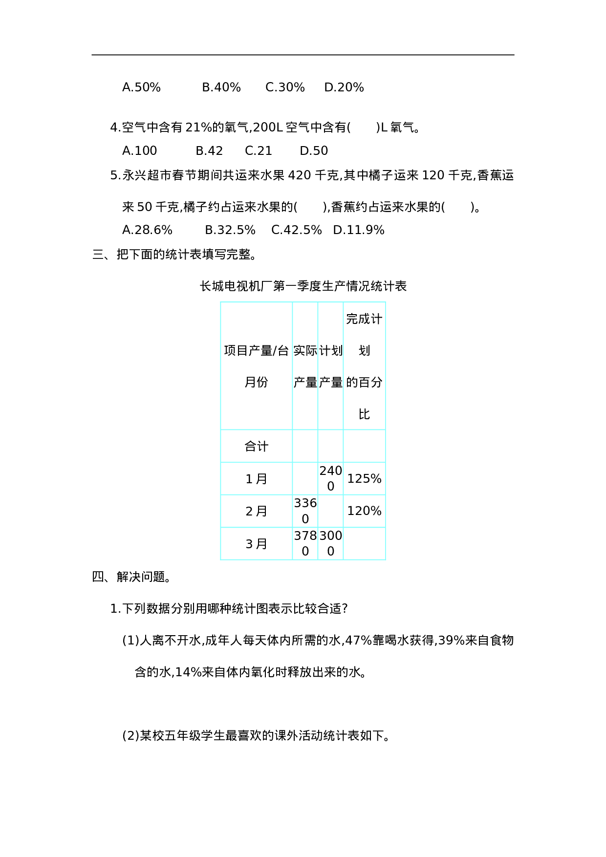 六（上）人教版数学第七单元测试卷.1.doc 第2页