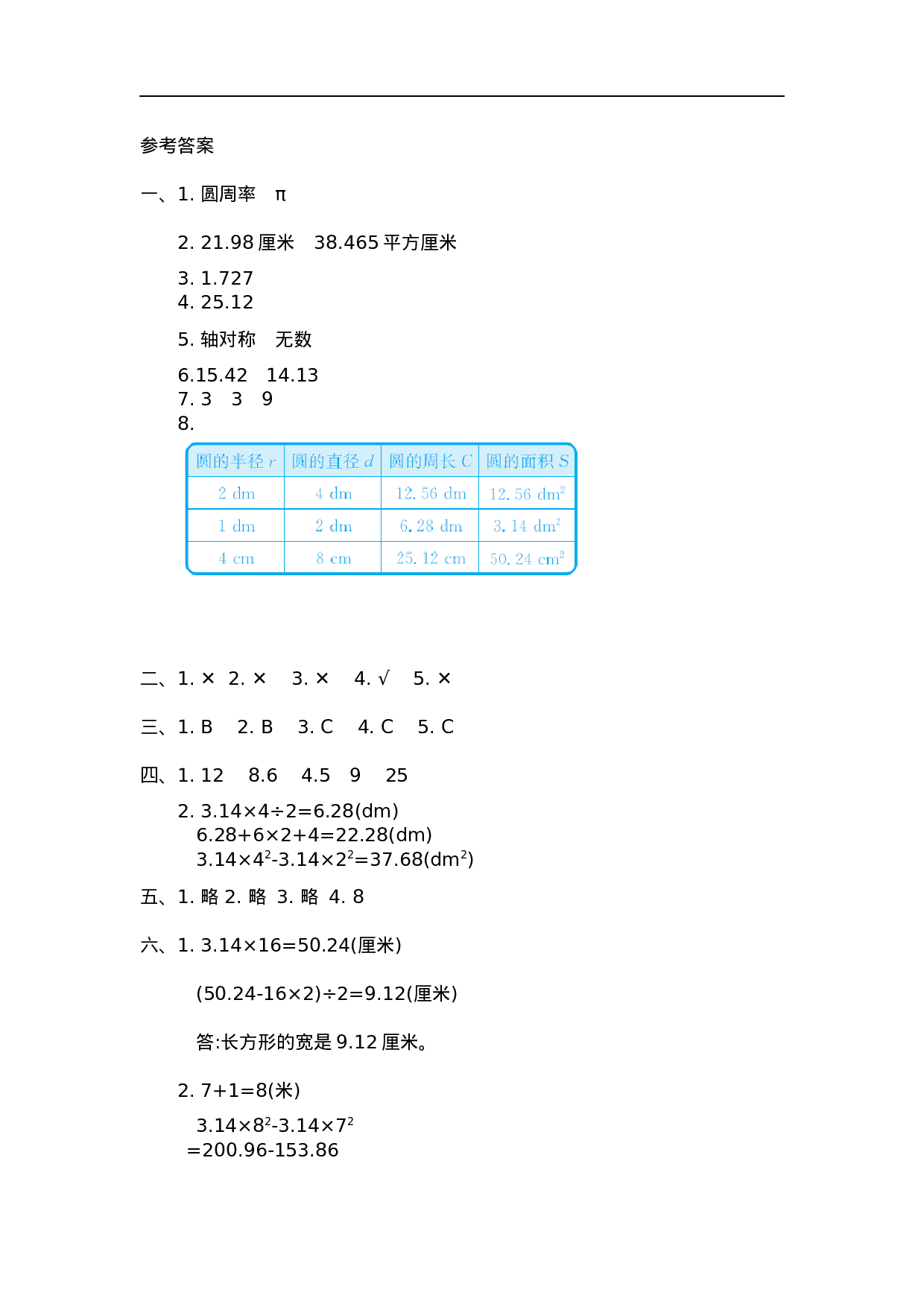 六（上）北师大数学第一单元测试卷.2.docx 第4页
