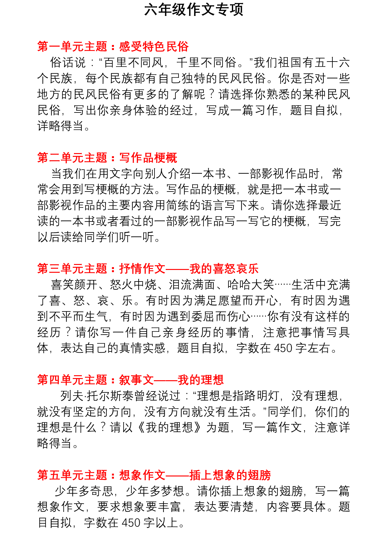 六年级下册1~8单元习作指导+范文 2.25.pdf 第1页