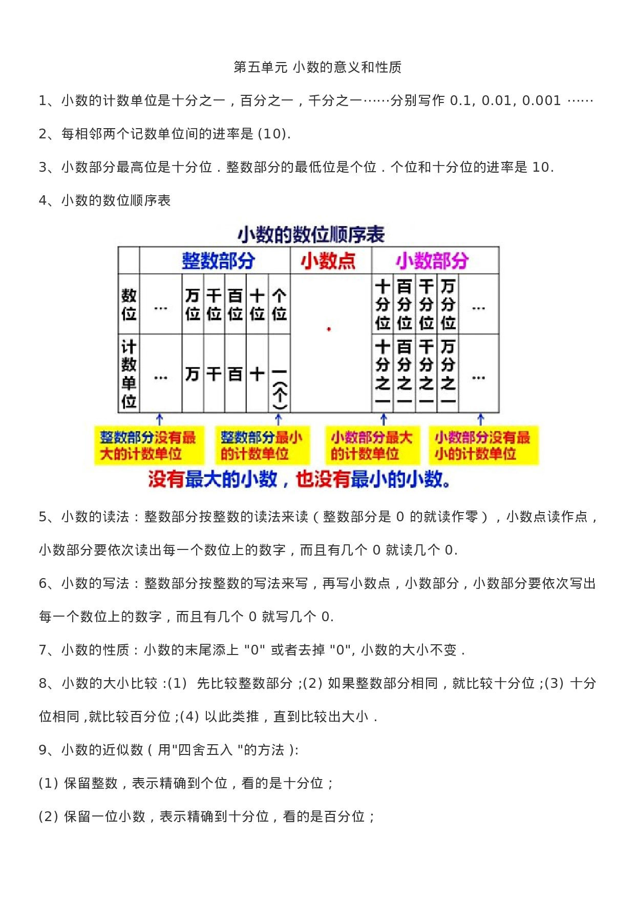 西师大版 四年级下期数学知识点归纳.doc 第5页