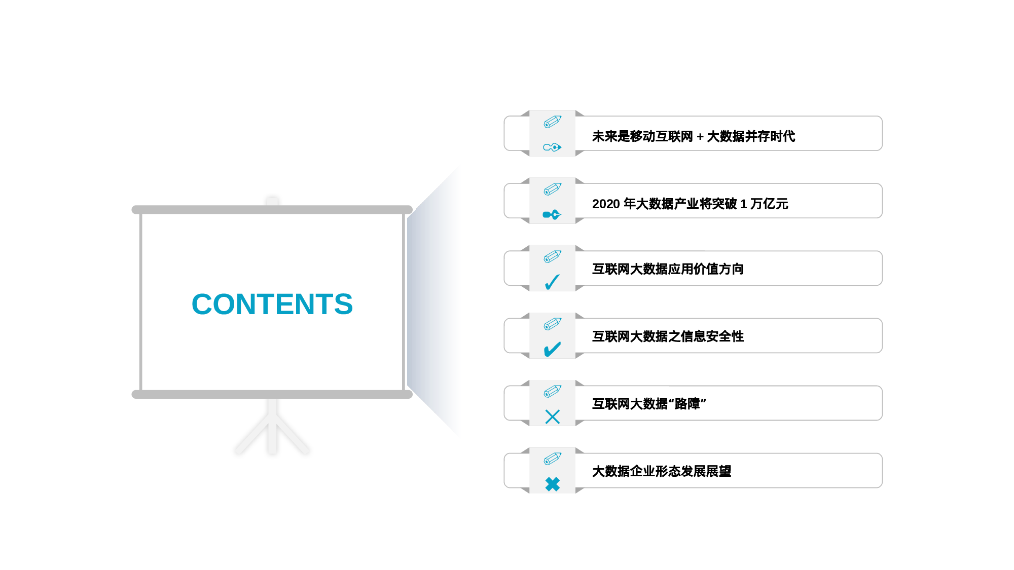 多色插画风互联网+大数据主题毕业答辩PPT素材下载.pptx 第2页