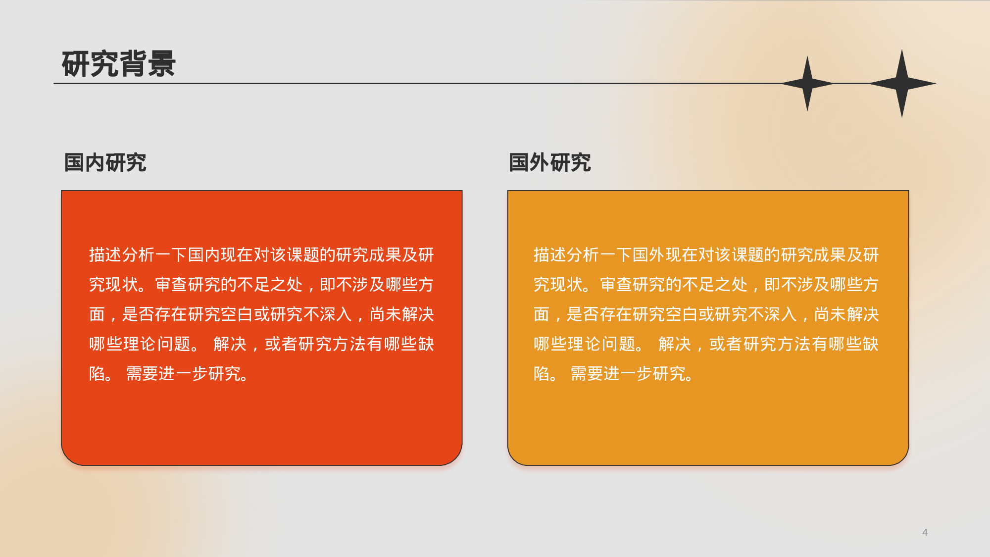 橙色创意梦想起航毕业答辩PPT.pptx 第4页