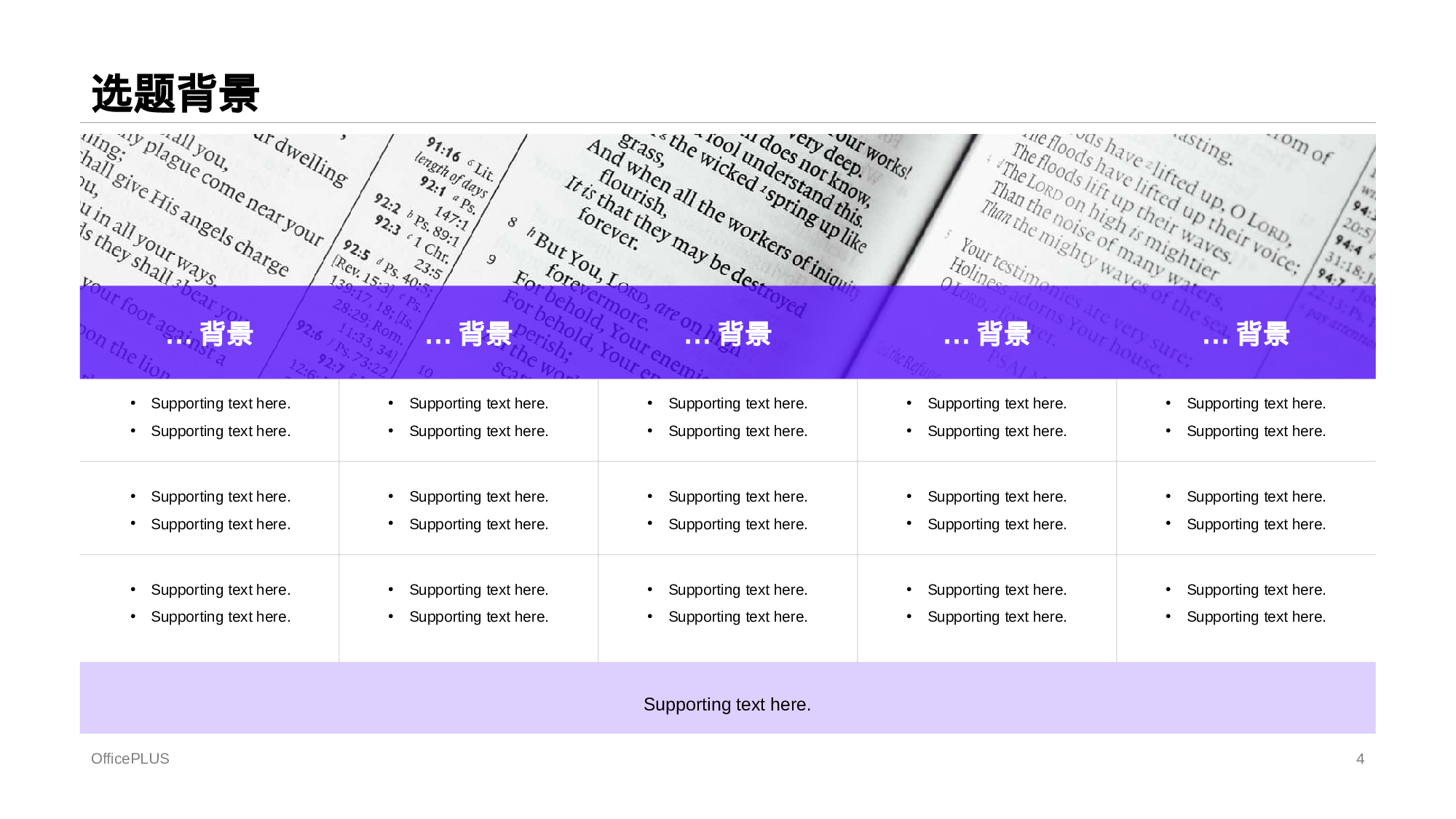 紫色渐变插画汉语文学研究报告PPT下载.pptx 第4页