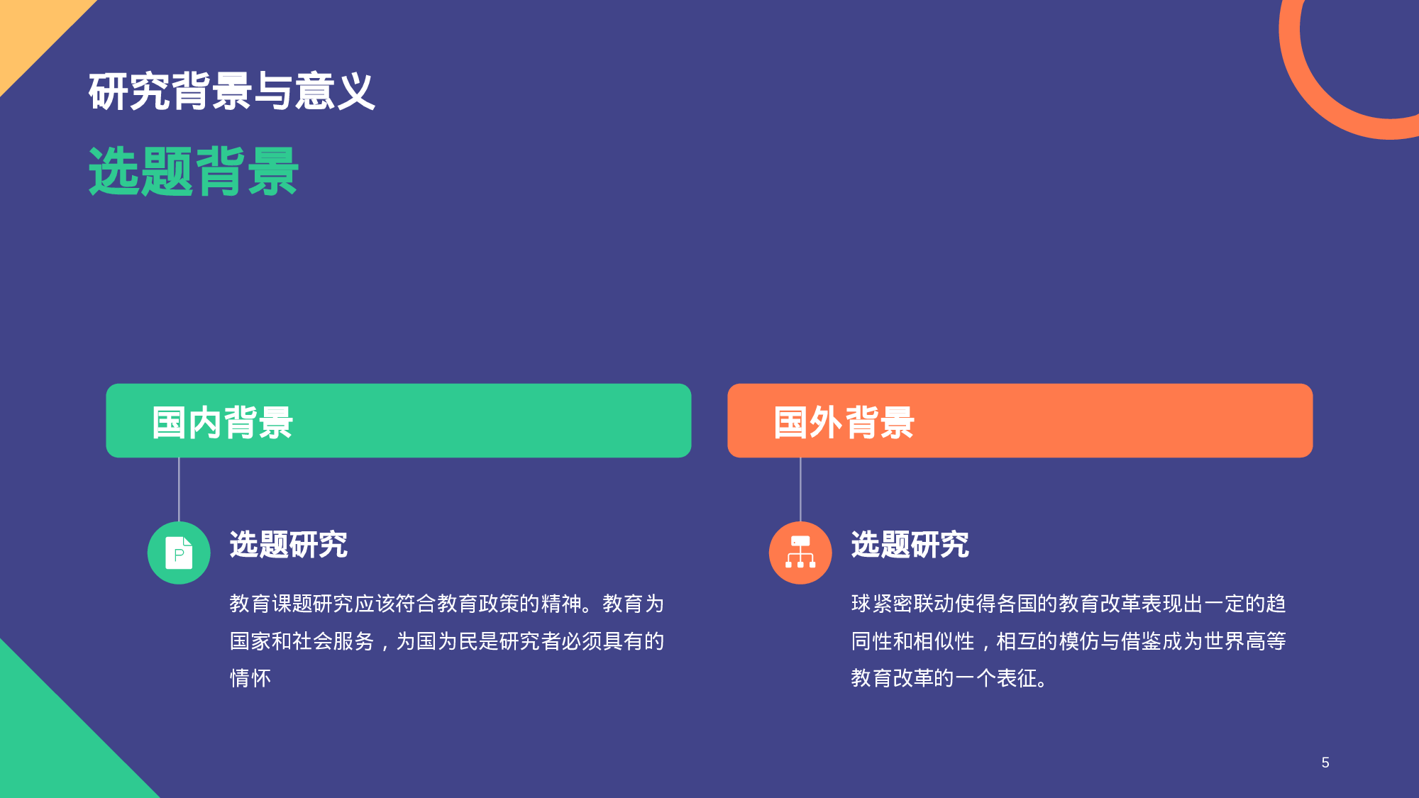 紫色多色扁平简约教育通用毕业答辩PPT.pptx 第5页