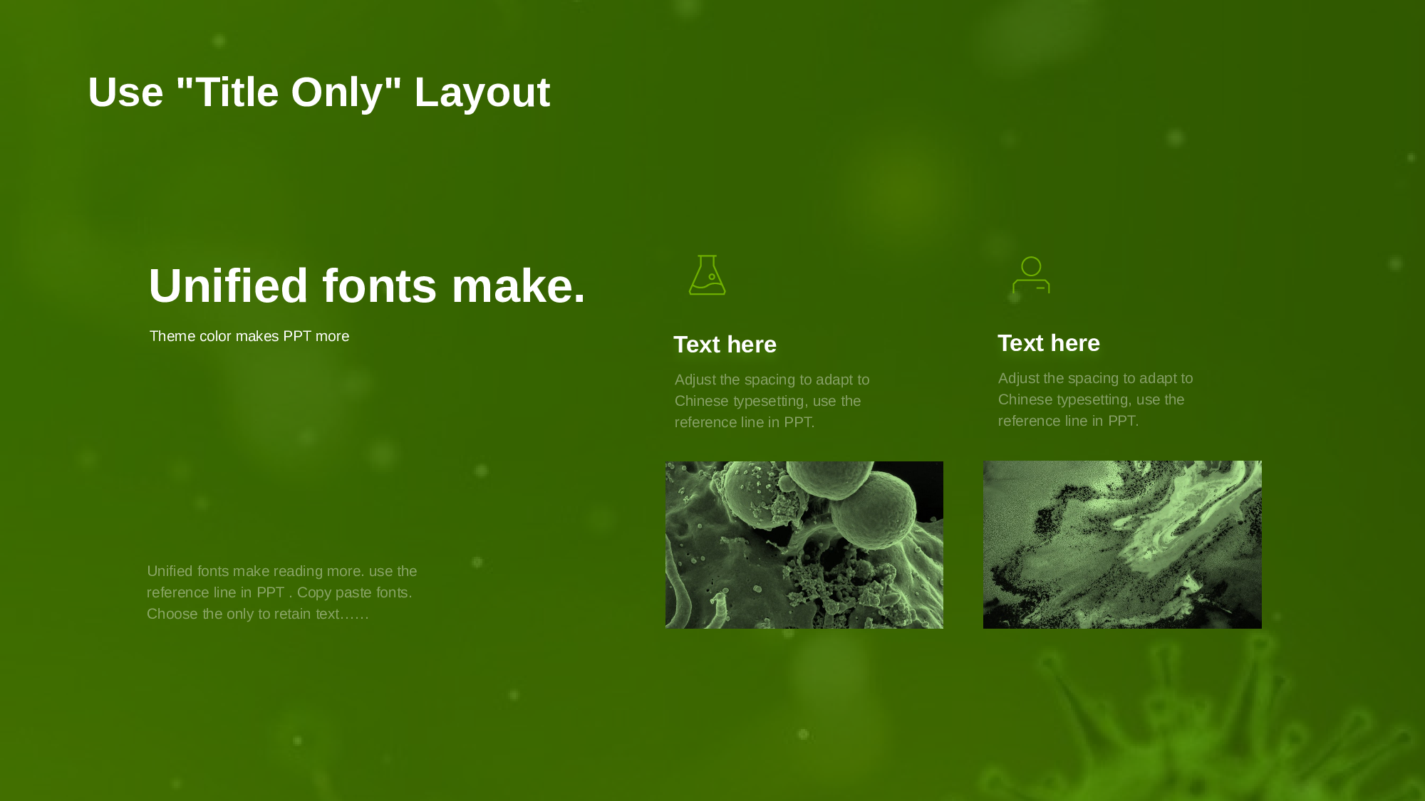 绿色商务生物医疗PPT模板.pptx 第6页