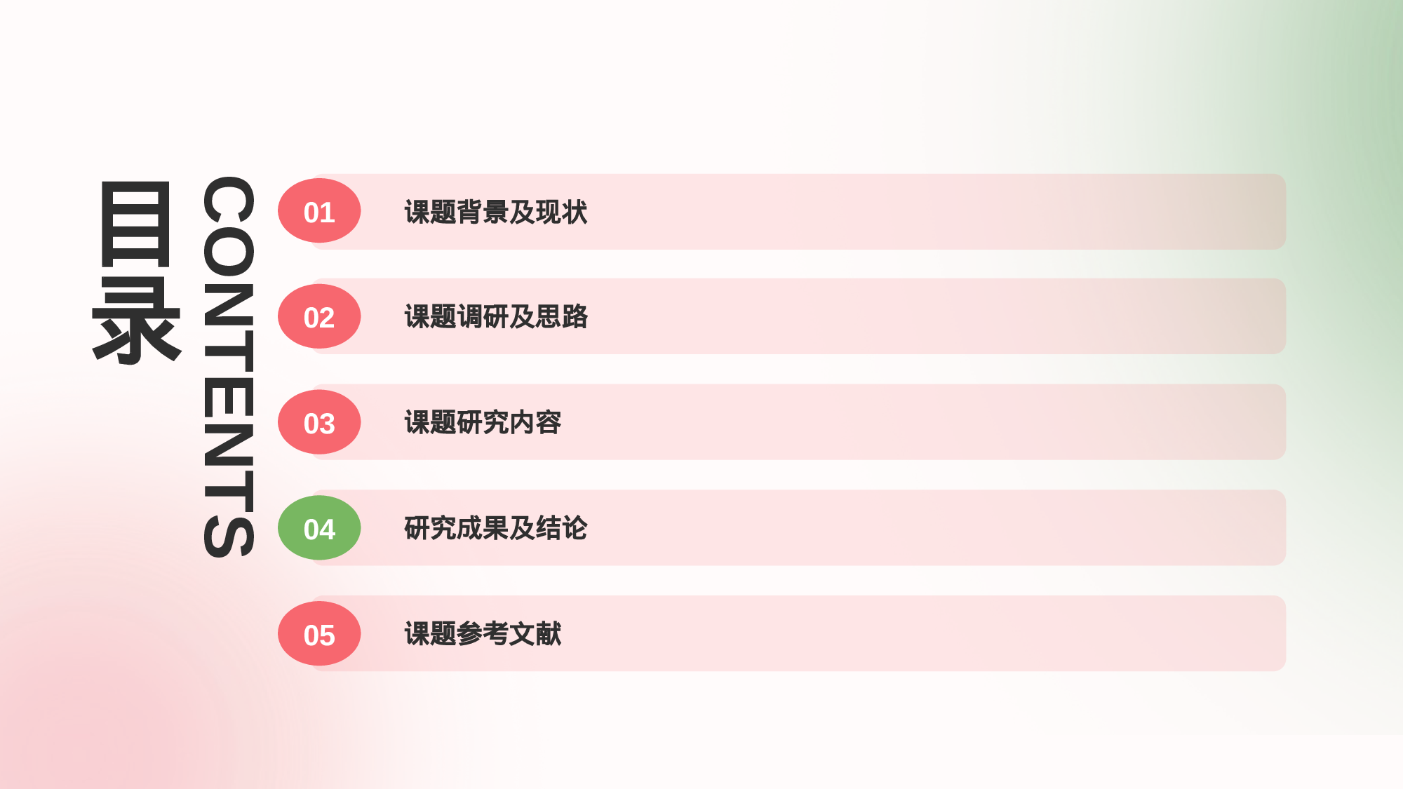 绿色创意艺术系3D毕业论文答辩PPT.pptx 第2页