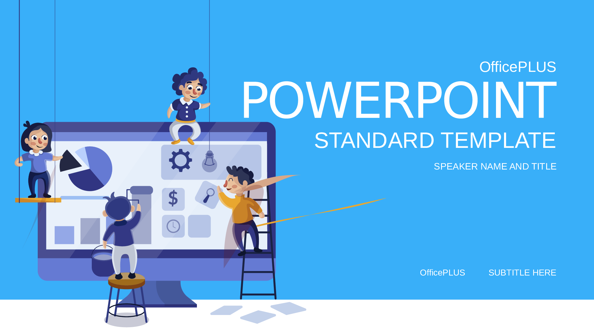 蓝色插画工作总结毕业答辩PPT案例2.pptx 第1页