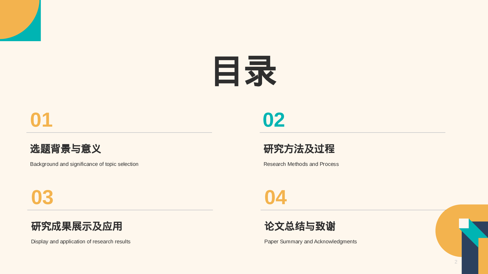 黄绿色简约扁平毕业答辩通用PPT.pptx 第2页