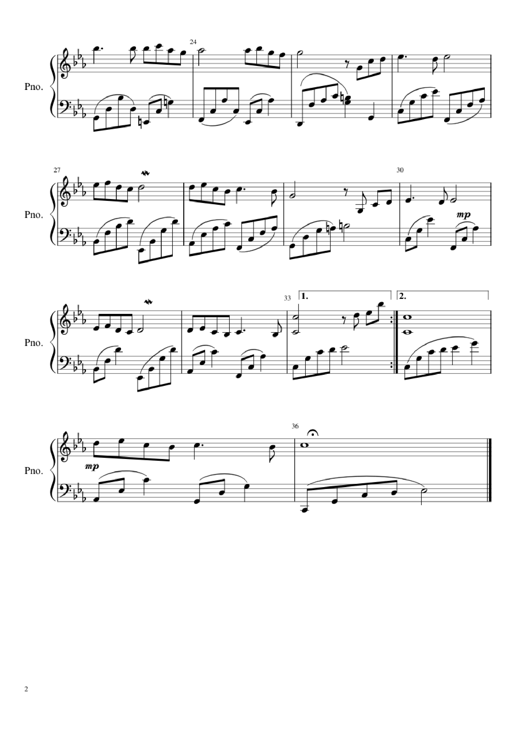 Song_of_Secret_garden_for_piano.pdf 第2页