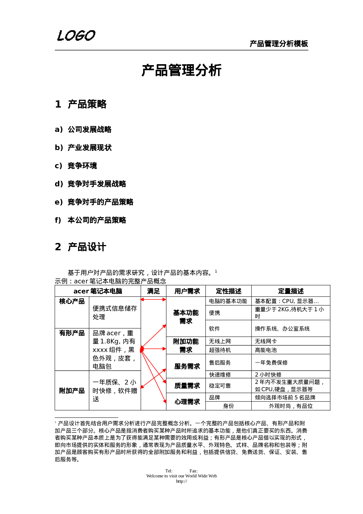 产品管理分析.doc 第1页