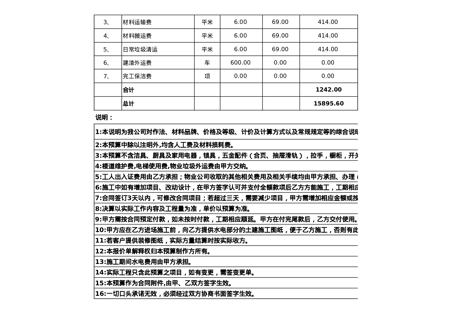 家装预算书.xls 第5页