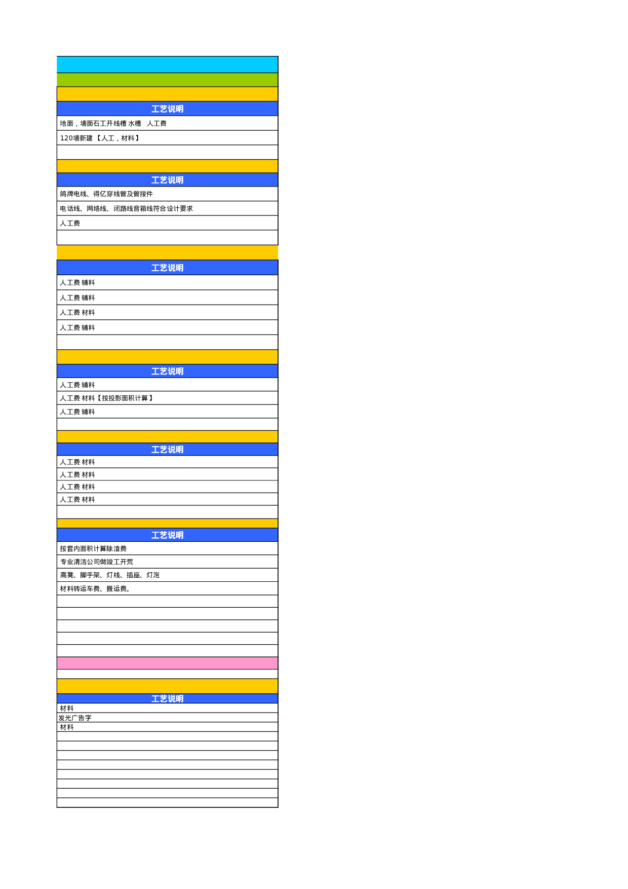 火锅店装修报价预算表－2.xlsx 第4页