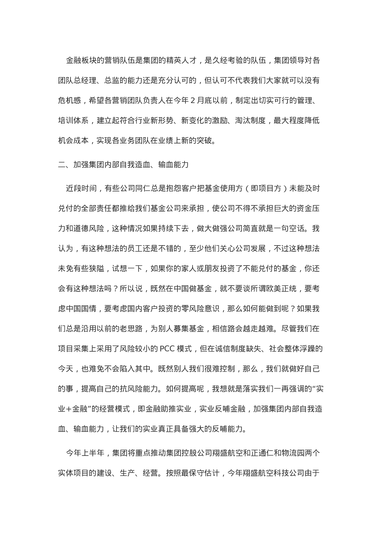 xx年集团工作报告.docx 第3页