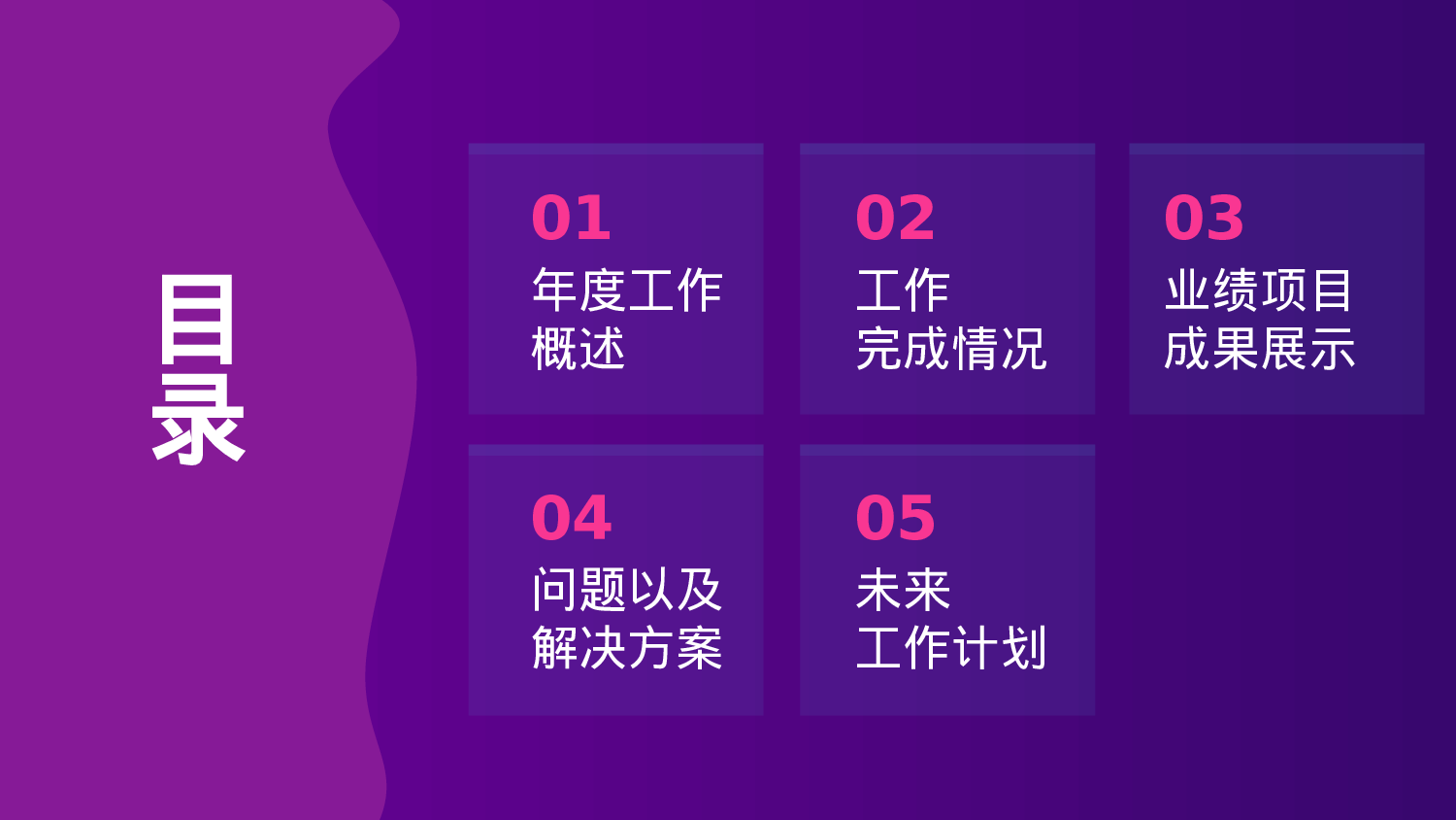 紫色尊贵风营销部门年终总结.pptx 第2页