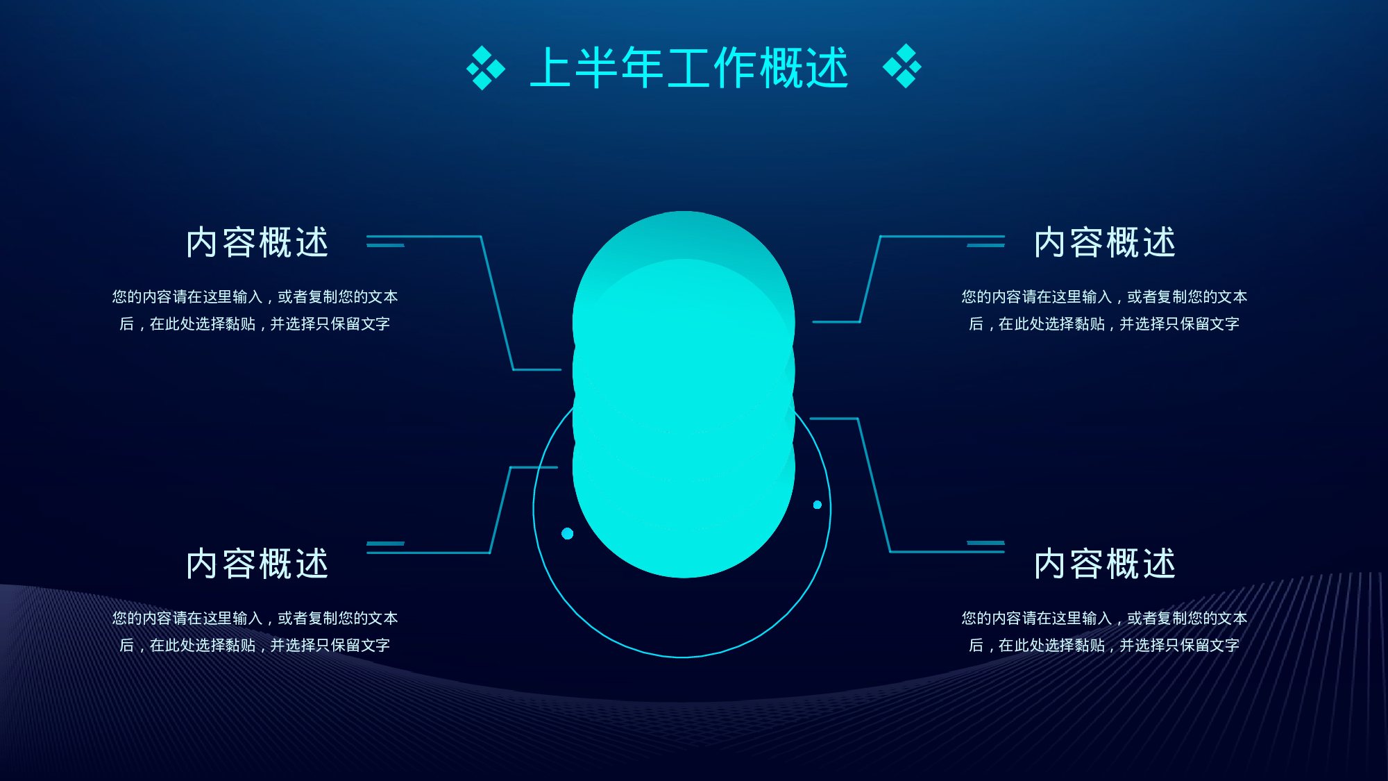 深蓝渐变科技风IT互联网个人年中总结.pptx 第5页