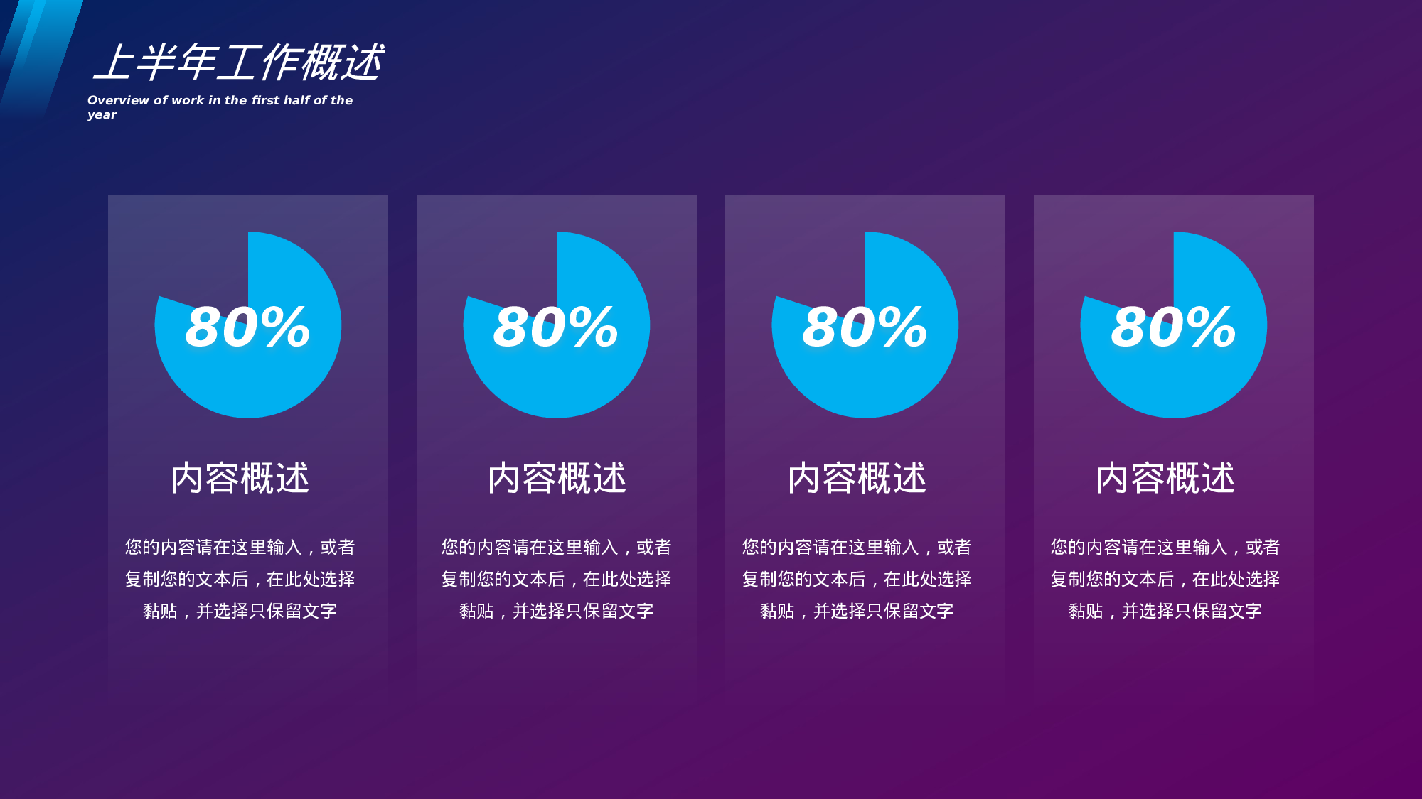 深蓝红渐变IT互联网个人年中总结.pptx 第5页