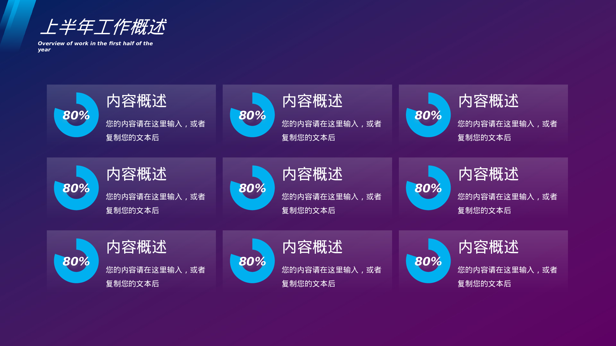 深蓝红渐变IT互联网个人年中总结.pptx 第6页