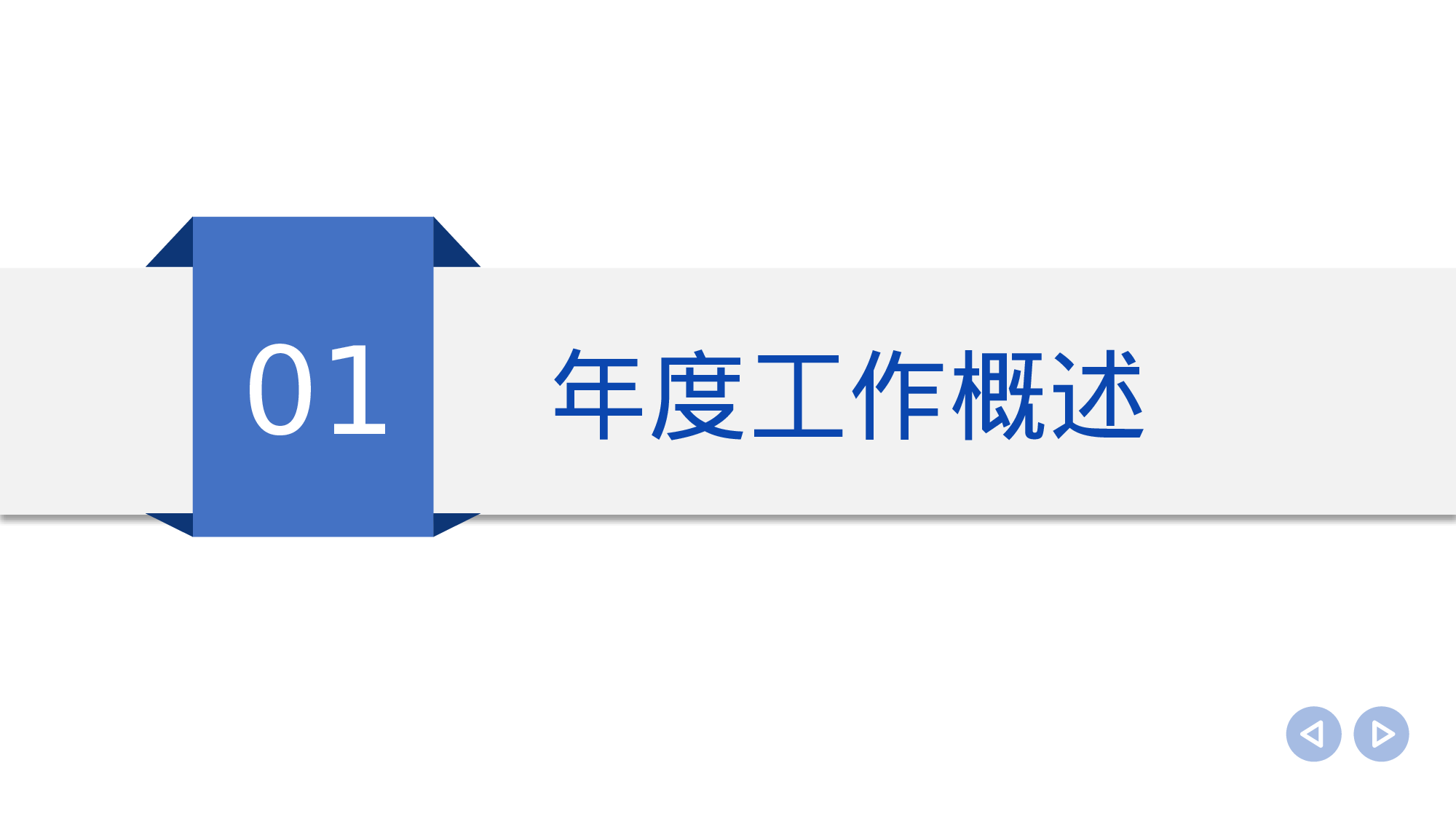 蓝色微立体付服务行业部门年终总结.pptx 第3页