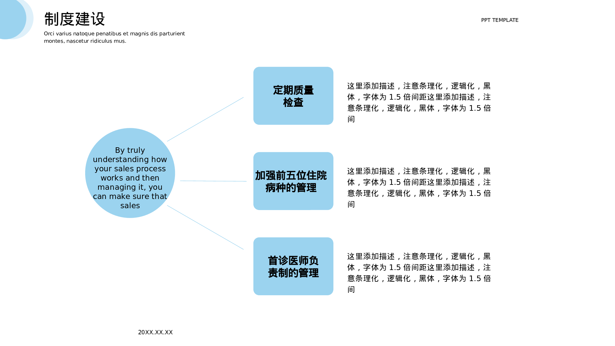 蓝色简约风格医疗季度工作总结.pptx 第6页