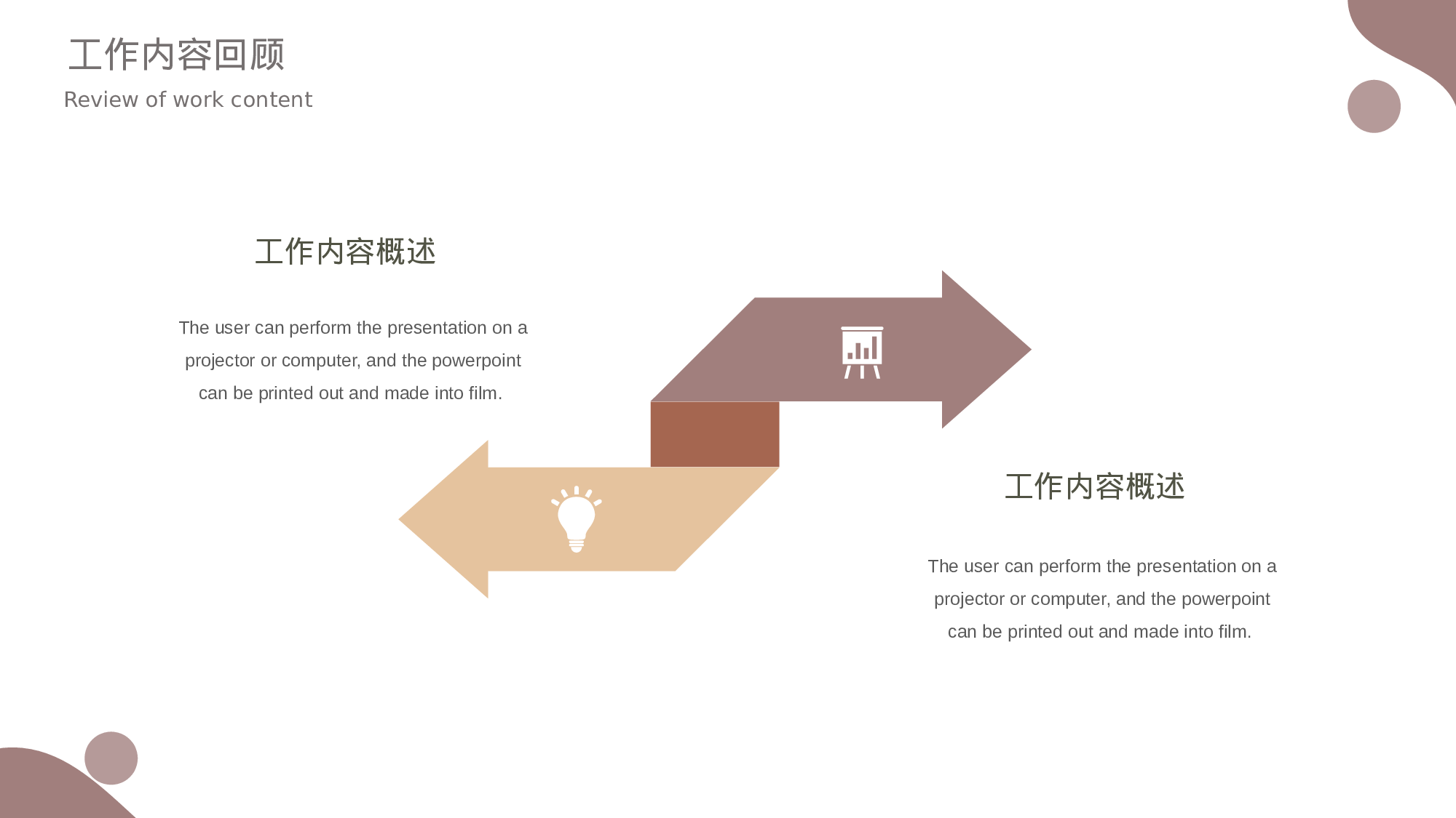 咖啡色小清新工作汇报通用模板.pptx 第5页