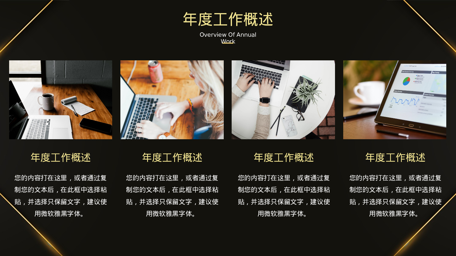 大气黑金商务风工作汇报总结.pptx 第5页