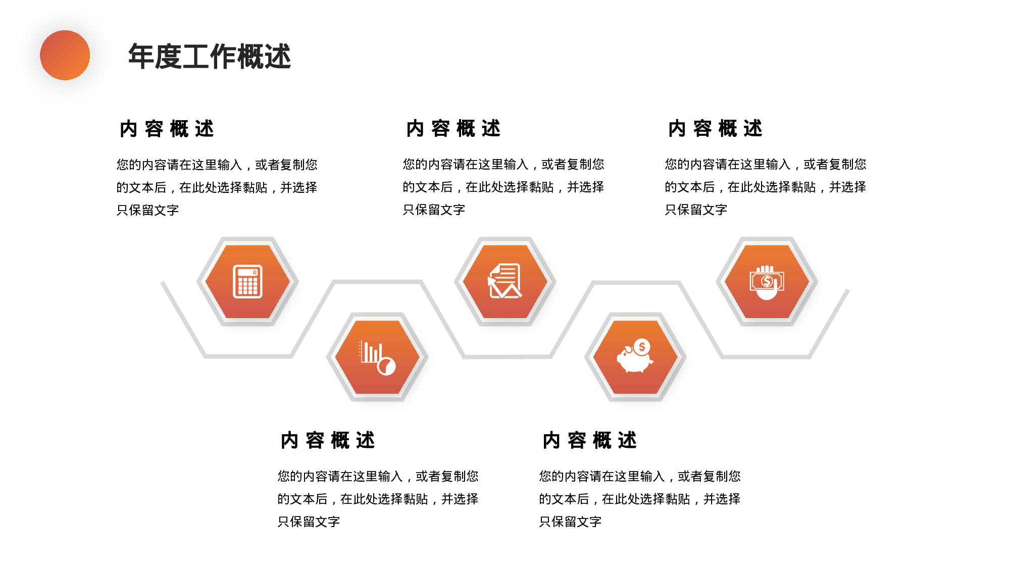 橙色商务风财务会计部门年终总结.pptx 第5页