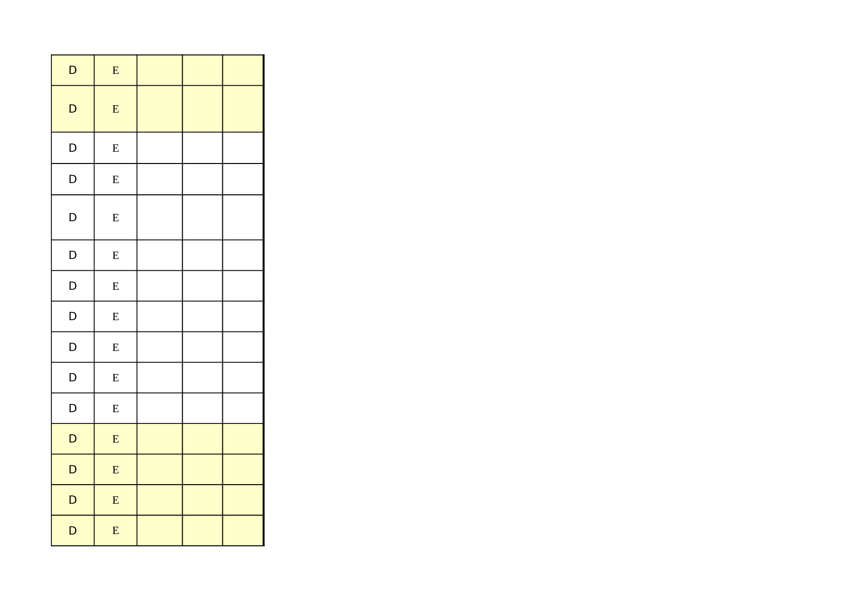 一般员工绩效考核表模板（通用版） (2).xls 第5页