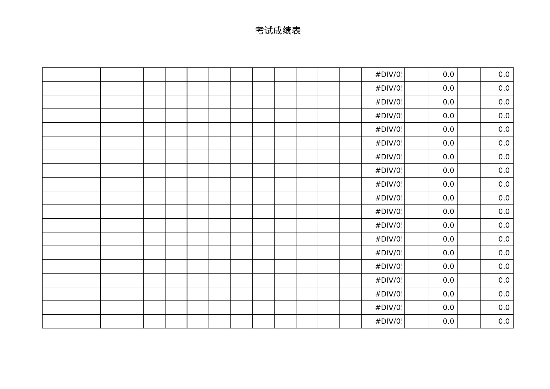 学生成绩表（分析表）.xls 第2页