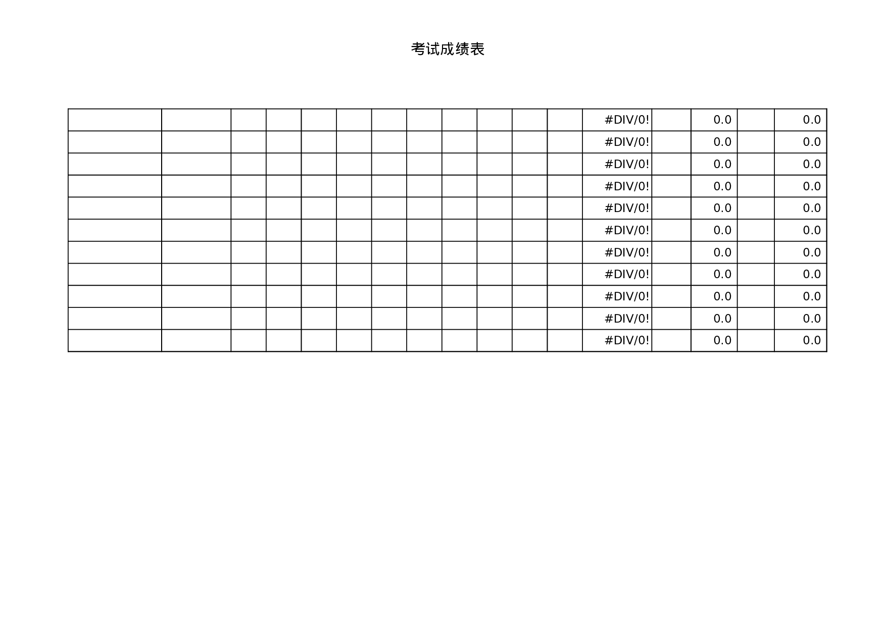 学生成绩表（分析表）.xls 第3页