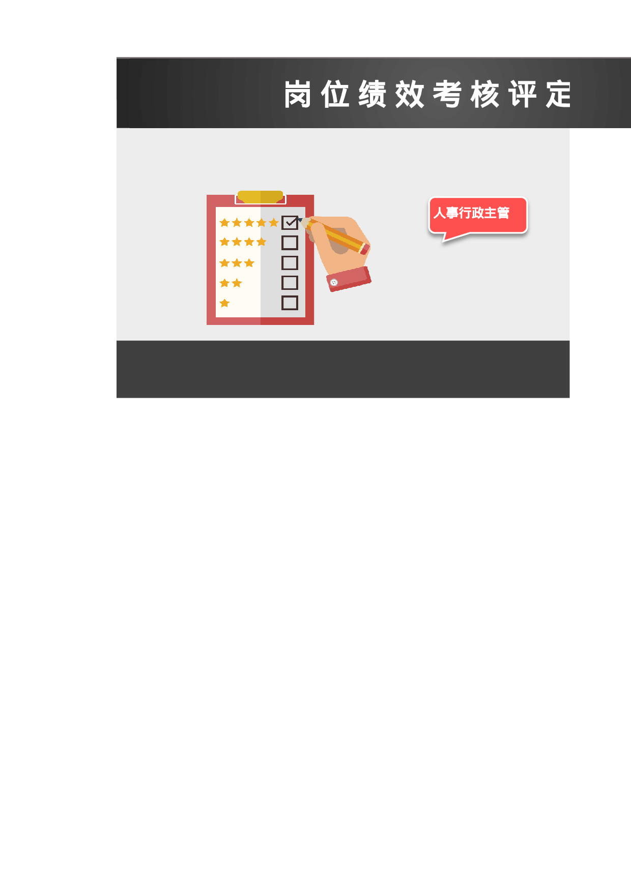 岗位绩效考核评定表excel表格模板.xlsx 第1页