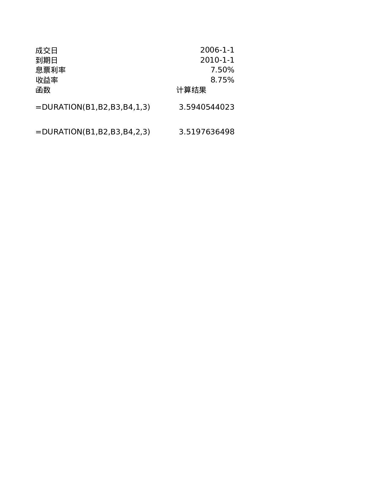 DURATION.xls 第1页